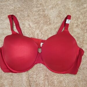 NWT PINK Victoria’s Secret Red Push-Up Bra | Size 44D | Molded Cups Underwire
